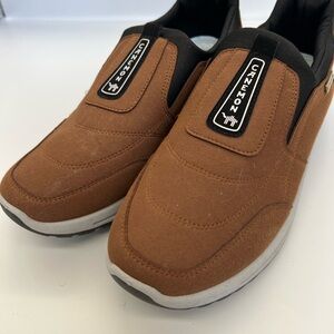 Caveman Brown Slip-On Men's Sneakers